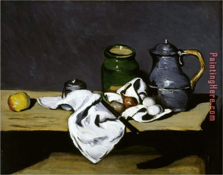 Paul Cezanne Still Life with Teapot C 1869